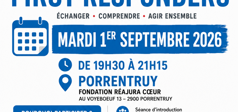 Séance informations premiers répondants 01.09.2026